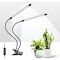 Ipower White 50W 84 LEDs Dual Head Clip Plant Lights for Indoor Plants GLLEDXDUALGOOSEWHT50T - alternate 1
